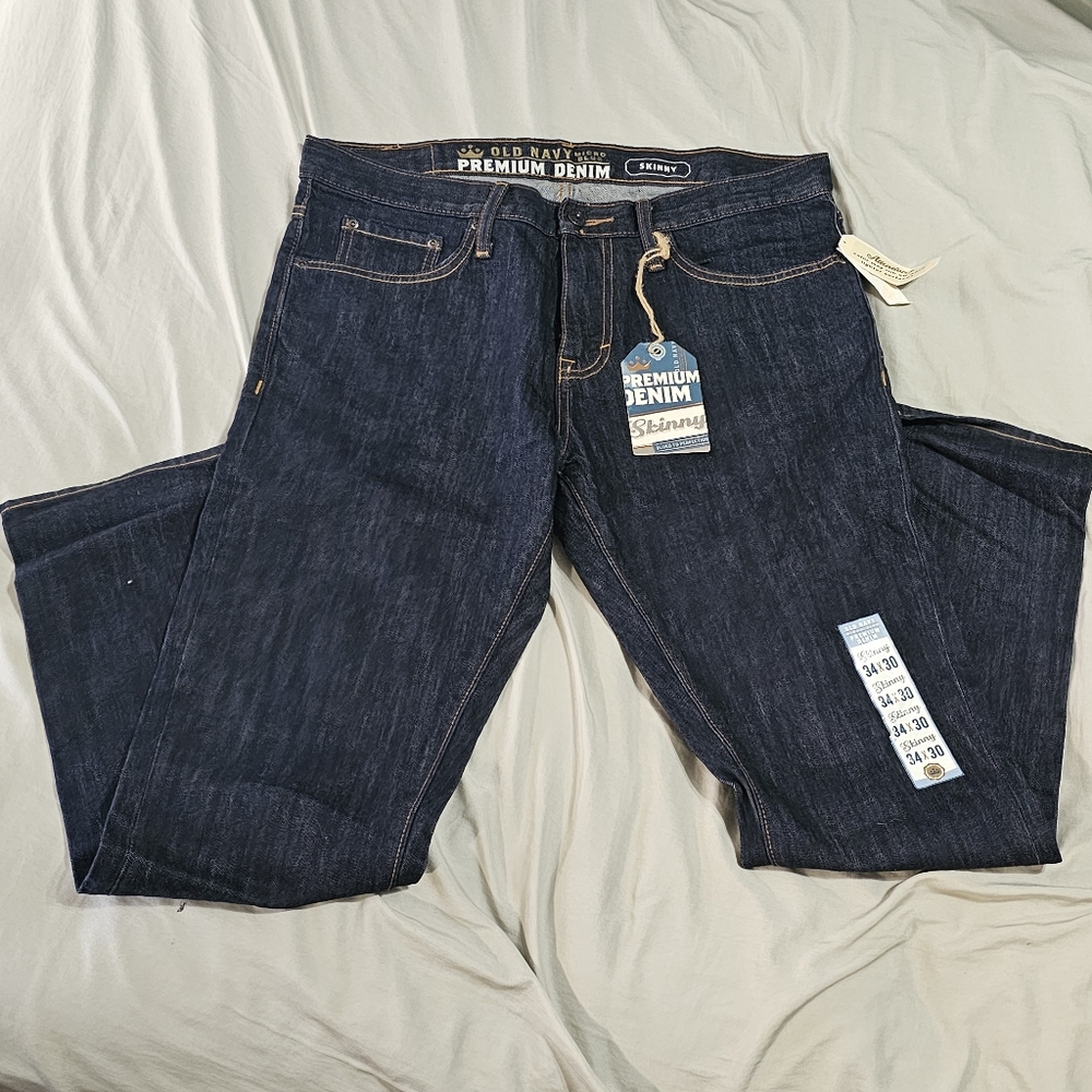 NWT Old Navy Skinny Jeans 34x30